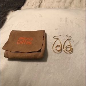 Alexis Bittar Plain Gold Earrings